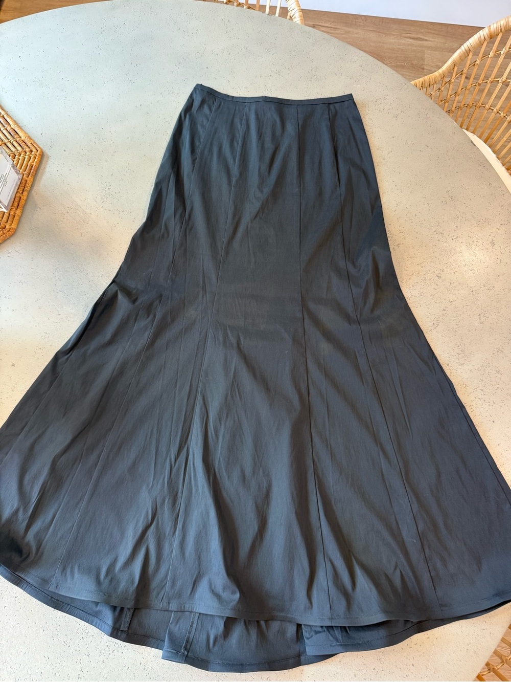 Tadashi Shoji Black Mermaid Maxi Skirt  size 14 Formal Wear
